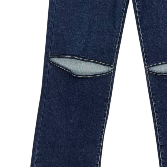 Vivi Vito Women's Stretch Navy Denim Jeans Size 7 High Rise Straight Leg  NWT - Picture 12 of 12